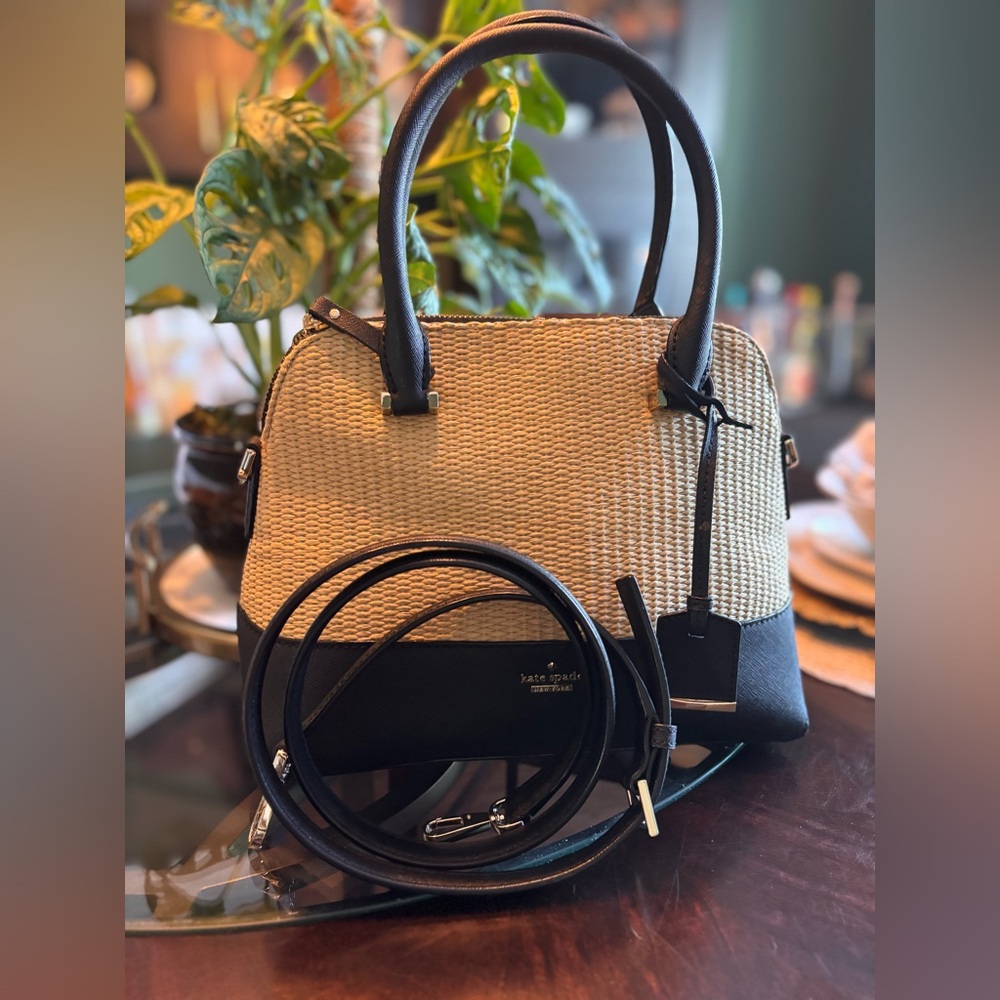 Kate Spade New York Cameron Street Straw Maise Small Satchel